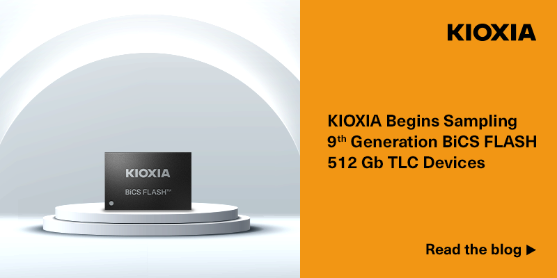 KIOXIA Begins Sampling 9th Gen BiCS 512Gb TLC