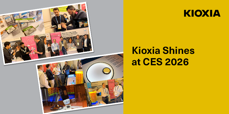 KIOXIA Shines at CES 2026