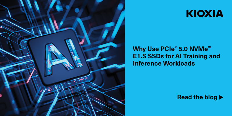 Why Use PCIe 5 NVMe E1 S SSDs for AI Training and Interference Workloads