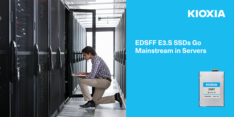 EDSFF E3.S SSDs Go Mainstream in Servers