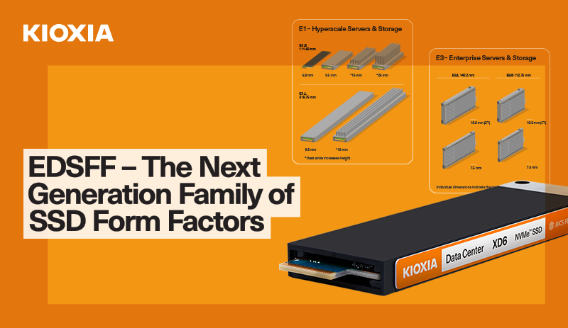 EDSFF - The Next Generation Family of SSD Form Factors